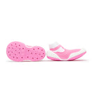 Two pink baby shoes.
