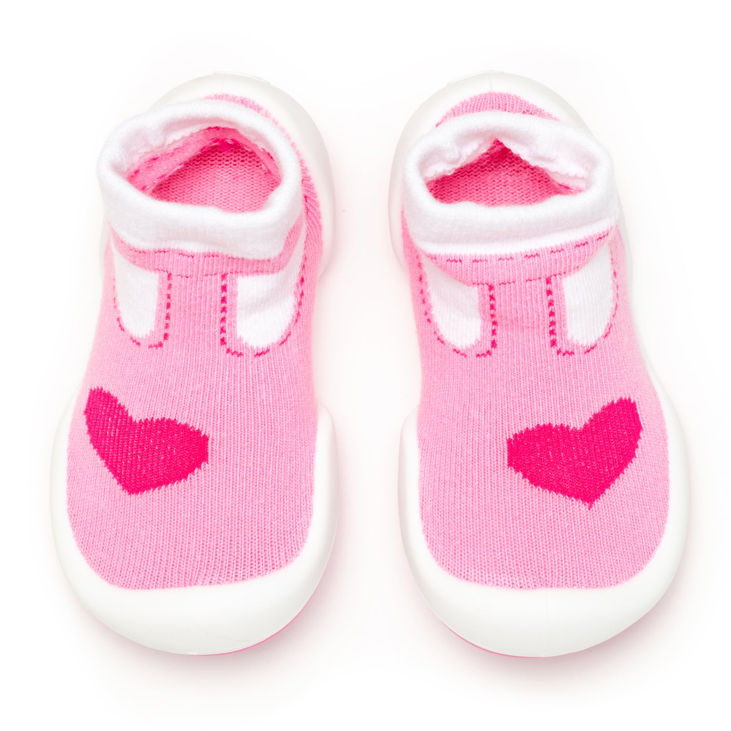 Baby Girl Socks with Mary Jane or Sneaker Shoe Look - Non-slip Gripper  Soles - 3 or 6 Pairs - Soft Cotton