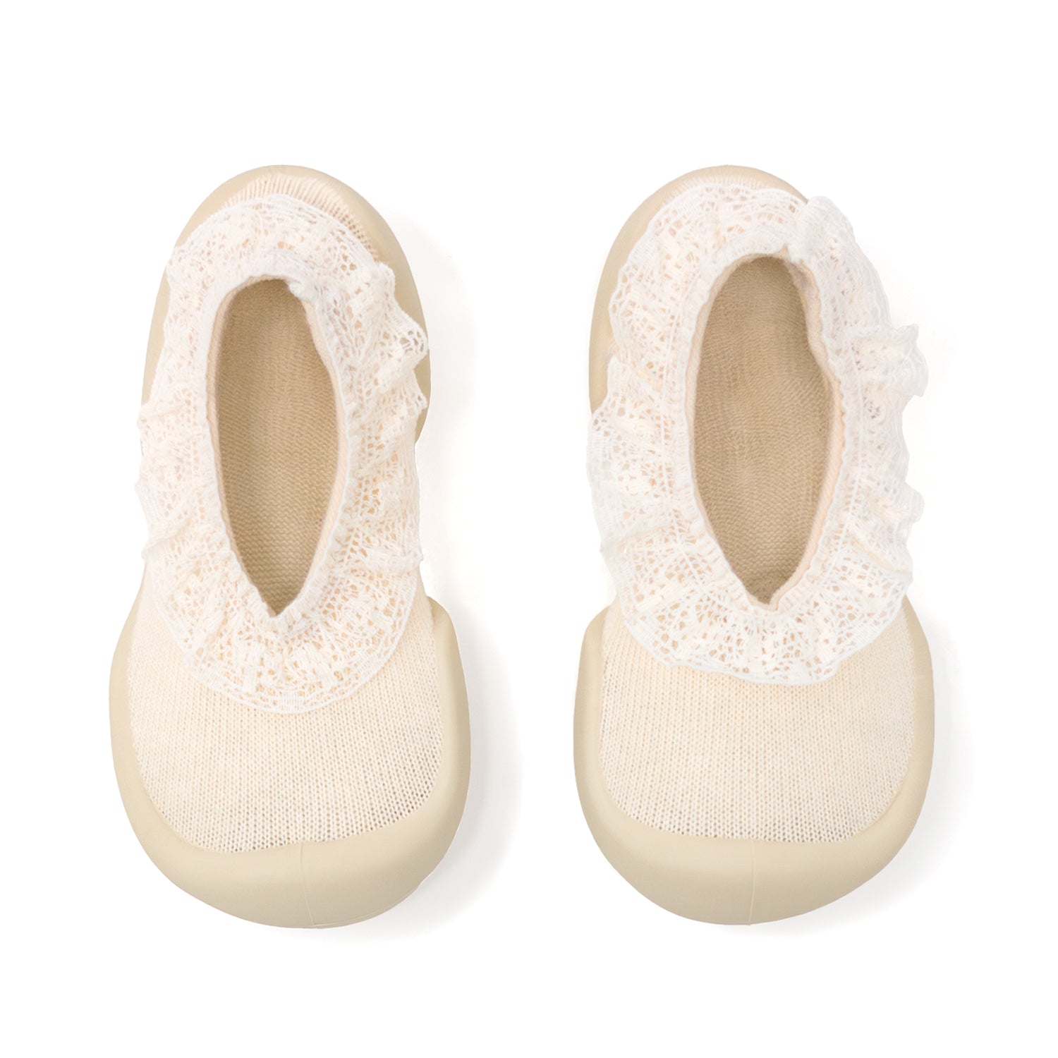 Sweet Latte Lace Baby Shoes | First Walker Toddler Shoes