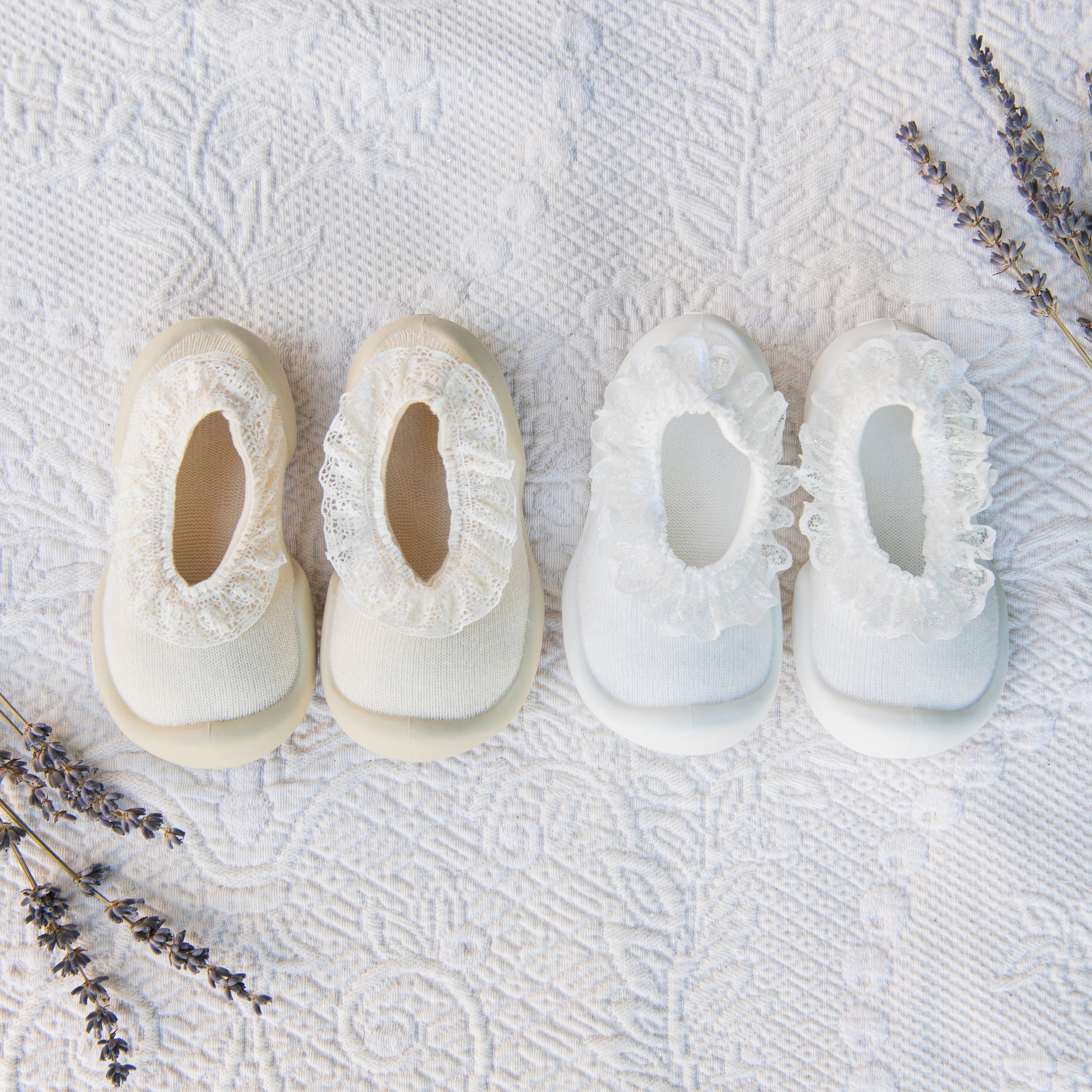 Sweet Latte Lace Baby Shoes | First Walker Toddler Shoes