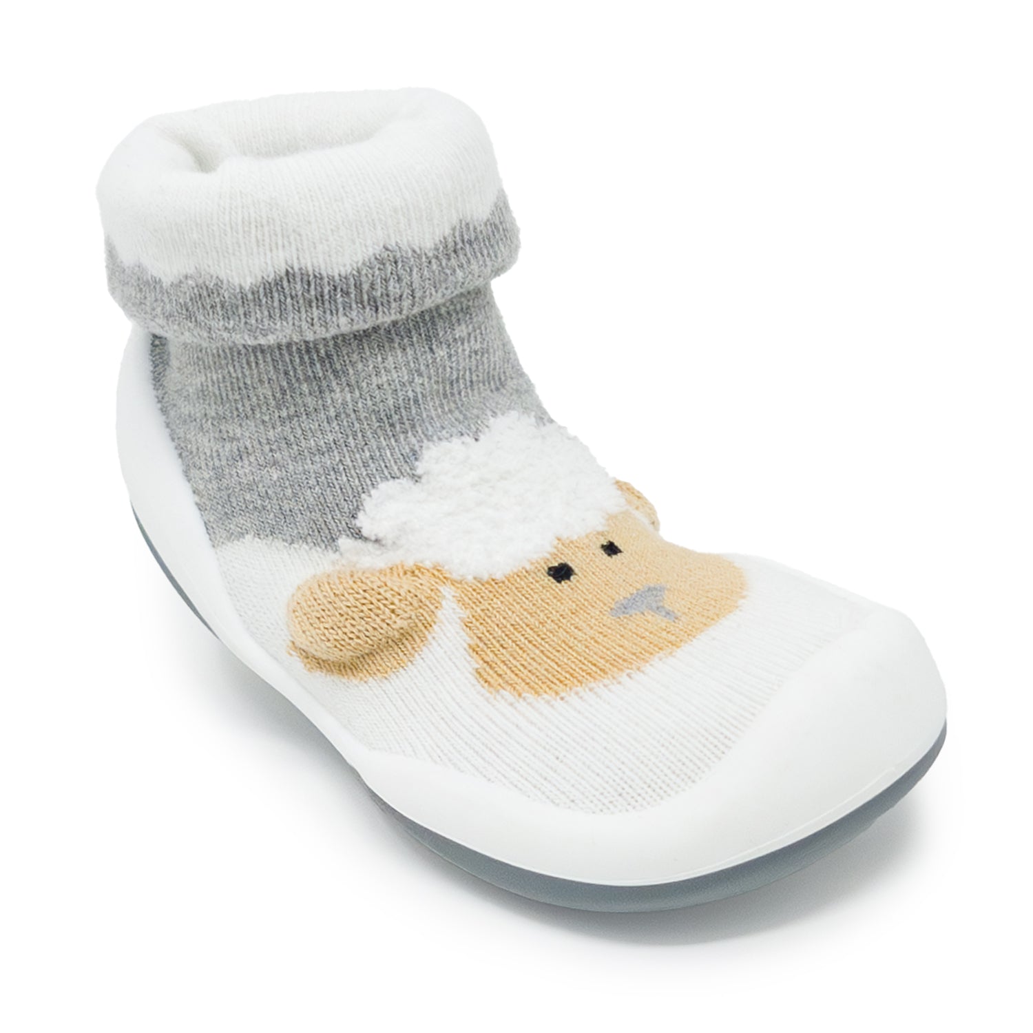 Komuello baby toddler firstwalker sock shoes: breathable